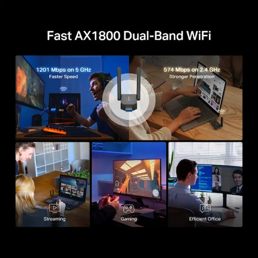 USB WiFi 6 Mercusys MA72XH