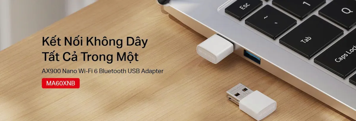 USB WiFi Bluetooth Mercusys MA60XNB (WiFi 6 + Bluetooth 5.3) USB WiFi Bluetooth Mercusys MA60XNB