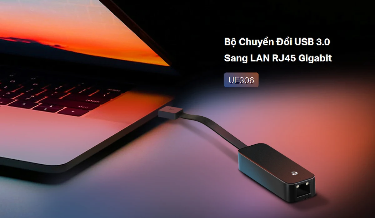 Bộ chuyển đổi USB to Ethernet TP-Link UE306 Bộ chuyển đổi USB to Ethernet TP-Link UE306