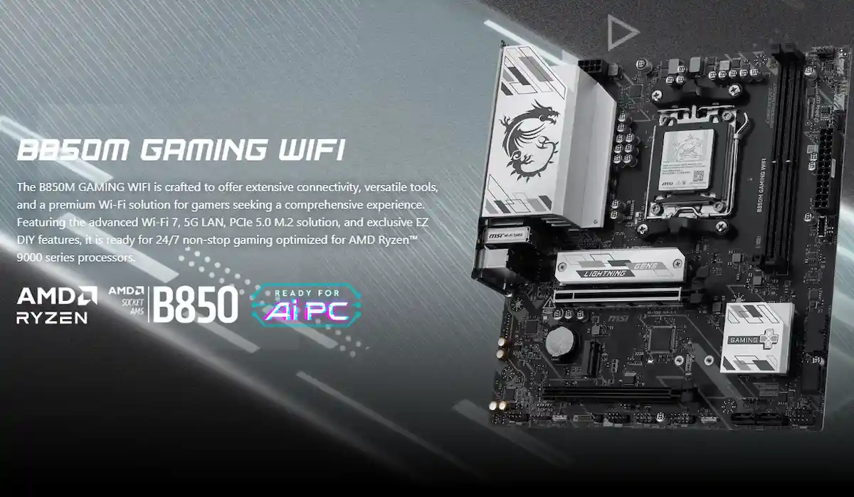 Mainboard MSI B850M GAMING WIFI Mainboard MSI B850M GAMING WIFI