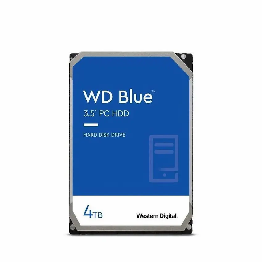 Ổ cứng HDD WD Blue 4TB SATA 3 – WD40EZZX (3.5 inch, SATA, 128MB Cache, 5400RPM, Màu Xanh)