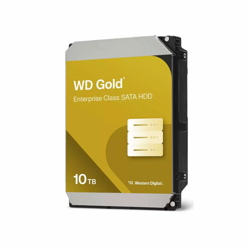 Ổ cứng HDD WD GOLD 10TB SATA 3 – WD103KRYZ (3.5 inch, SATA, 256MB Cache, 7200RPM, Màu Vàng)