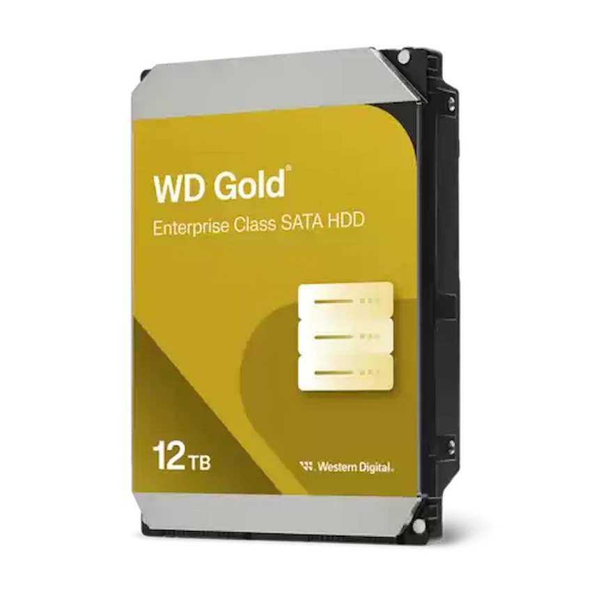 Ổ cứng HDD WD GOLD 12TB SATA 3 – WD121KRYZ (3.5 inch, SATA, 256MB Cache, 7200RPM, Màu Vàng)