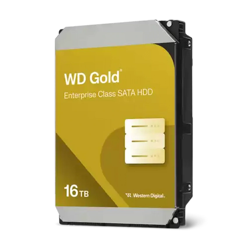 Ổ cứng HDD WD GOLD 16TB SATA 3 – WD161KRYZ (3.5 inch, SATA, 512MB Cache, 7200RPM, Màu Vàng)