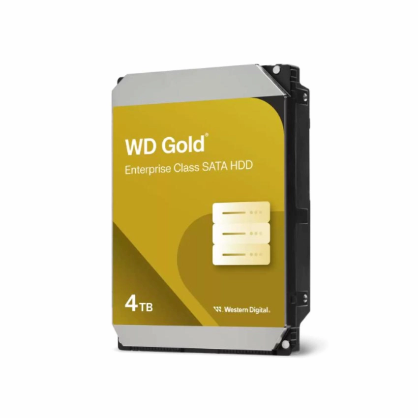 Ổ cứng HDD WD GOLD 4TB SATA 3 – WD4004FRYZ (3.5 inch, SATA, 256MB Cache, 7200RPM, Màu Vàng)