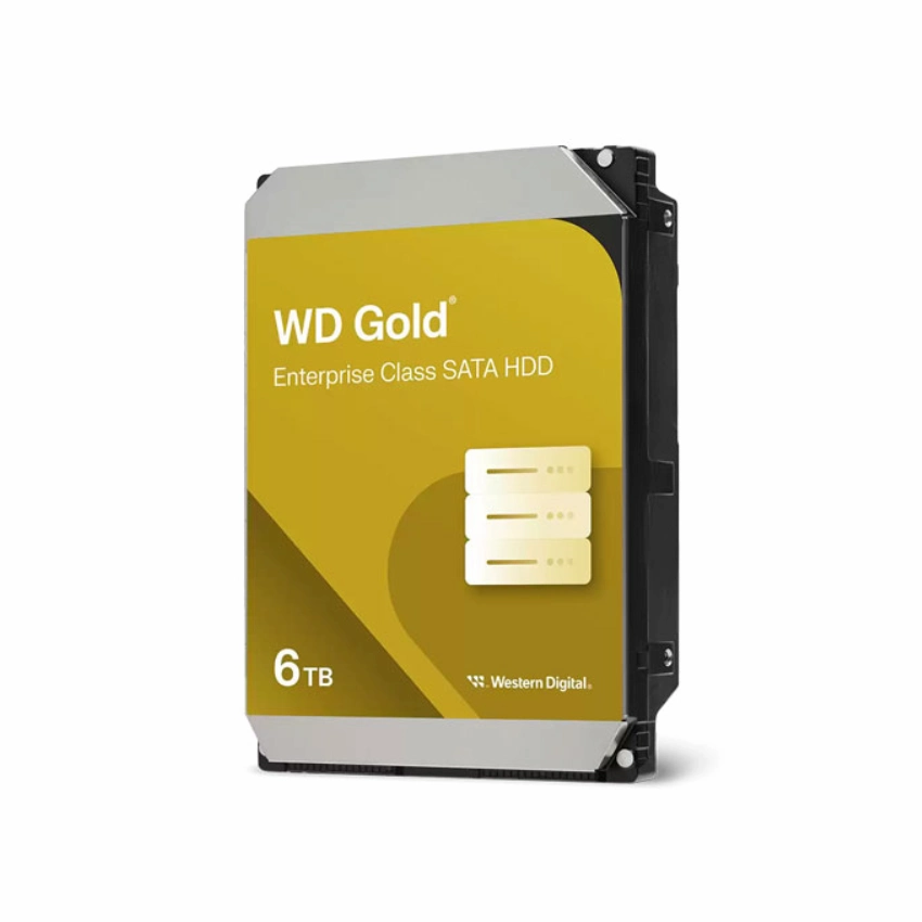 Ổ cứng HDD WD GOLD 6TB SATA 3 – WD6004FRYZ (3.5 inch, SATA, 256MB Cache, 7200RPM, Màu Vàng)