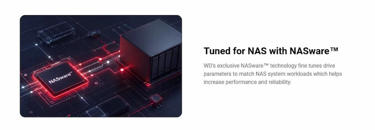 Ổ cứng HDD WD RED PLUS 6TB SATA 3 – WD60EFPX Ổ cứng HDD WD RED PLUS 6TB SATA 3