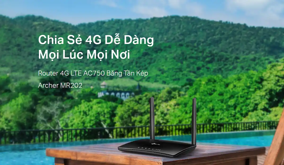 Router 4G LTE TP-Link Archer MR202 Router 4G LTE TP-Link Archer MR202