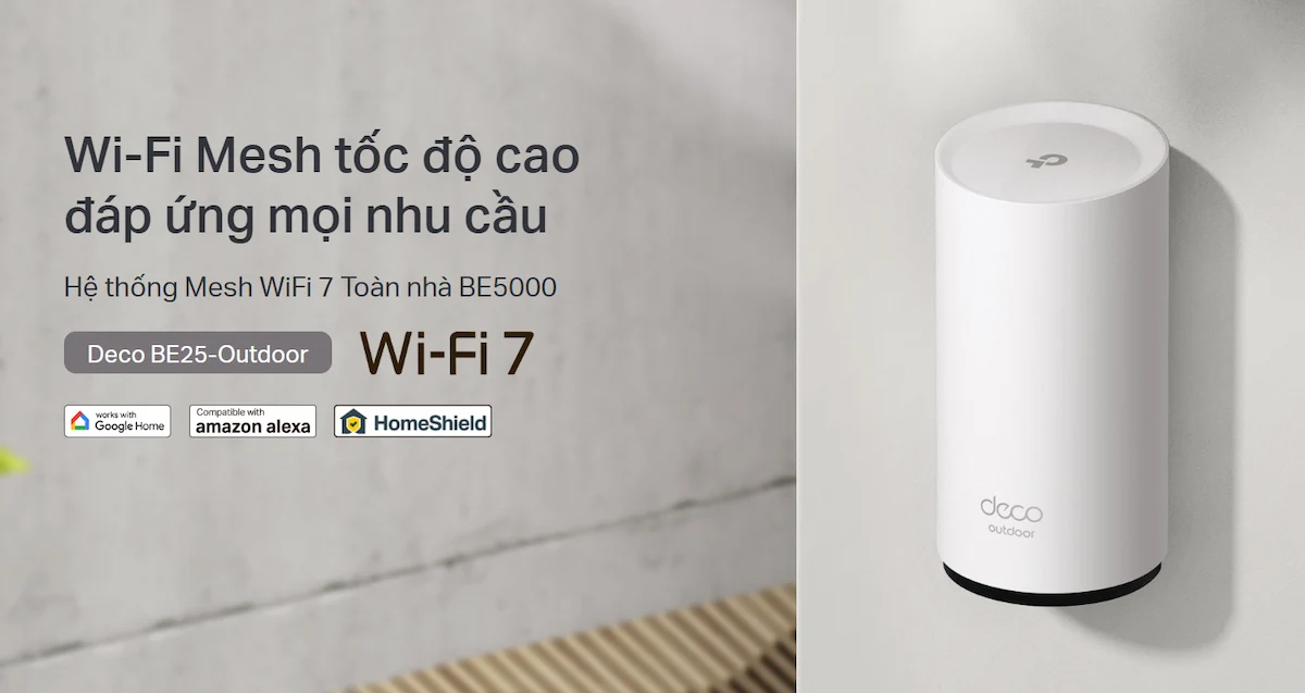 Router Mesh WiFi 7 TP-Link Deco BE25-Outdoor Router Mesh WiFi 7 TP-Link Deco BE25-Outdoor