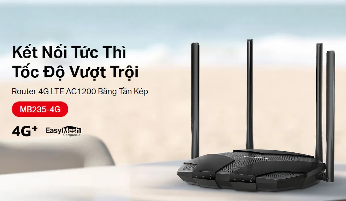 Router WiFi Mercusys MB235-4G Router WiFi Mercusys MB235-4G