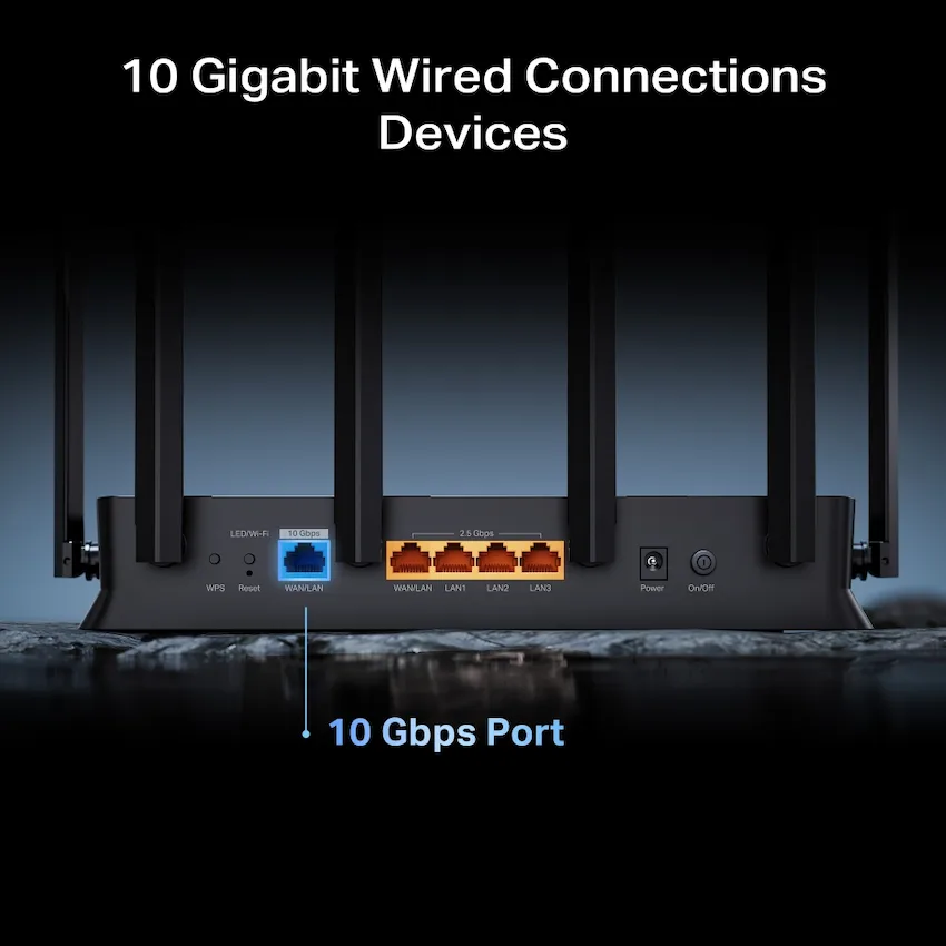 Router WiFi TP-Link Archer BE600 (WiFi 7 BE9700 Ba Băng Tần)