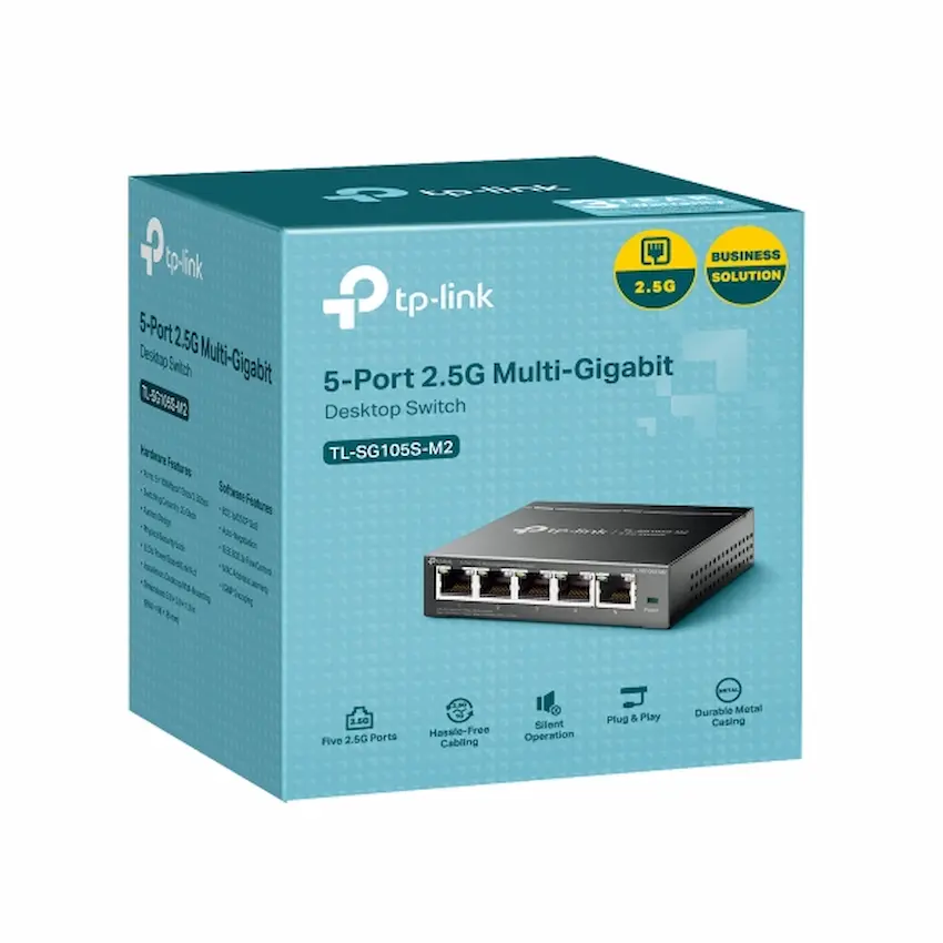 Switch TP-Link TL-SG105S-M2 (5-Port 2.5G Multi-Gigabit)