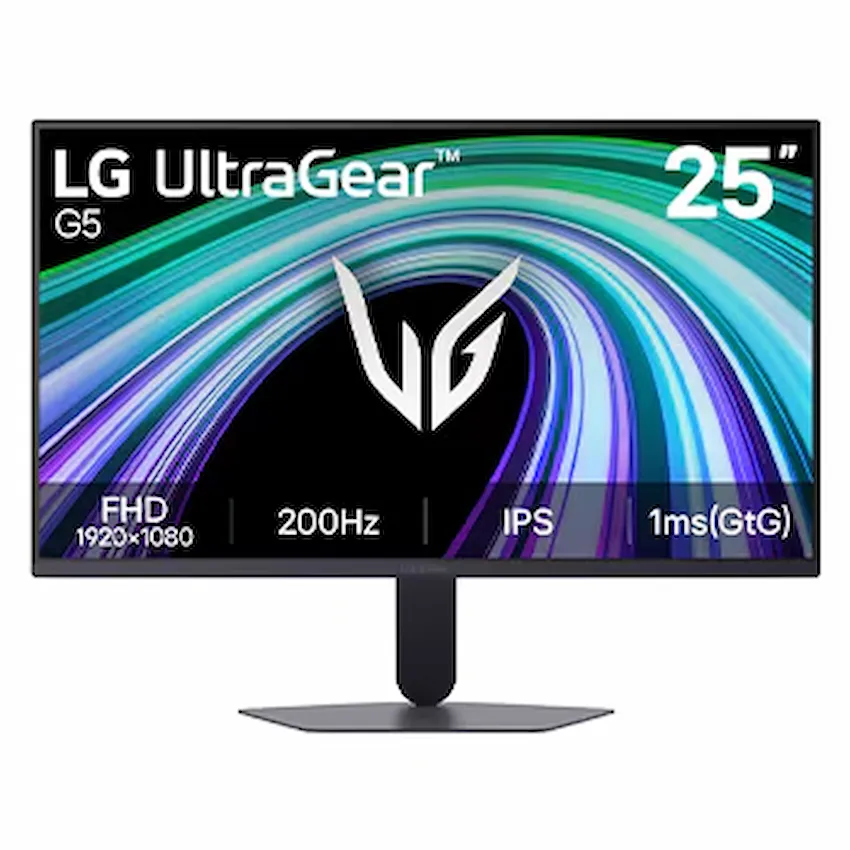 Màn hình LCD LG UltraGear G5 25G523B-B 200Hz (25 inch, FHD 1920×1080, IPS, 200Hz, 1ms, sRGB 99%, G-SYNC®/ FreeSync Premium, 25G523B-B.ATV)