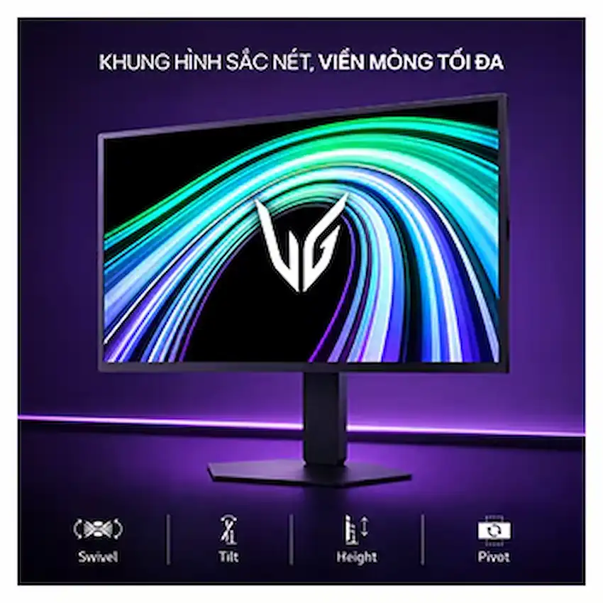 Màn hình LCD LG UltraGear G5 25G523B-B 200Hz (25 inch, FHD 1920x1080, IPS, 200Hz, 1ms, sRGB 99%, G-SYNC®/ FreeSync Premium, 25G523B-B.ATV)