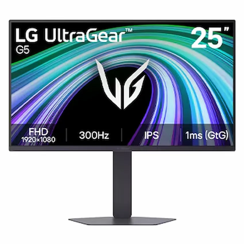 Màn hình LCD LG UltraGear G5 25G550B-B 300Hz (25 inch, FHD 1920×1080, IPS, 300Hz, 1ms, sRGB 99%, G-SYNC®/ FreeSync Premium, 25G550B-B.ATV)