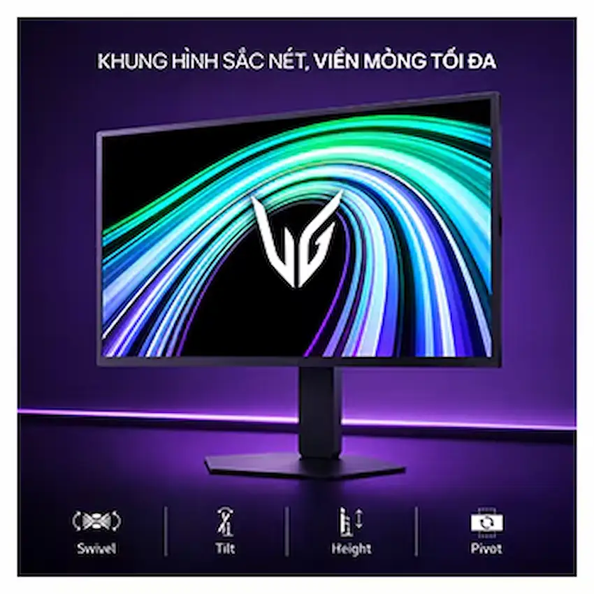 Màn hình LCD LG UltraGear G5 27G523B-B 200Hz (27 inch, FHD 1920x1080, IPS, 200Hz, 1ms, sRGB 99%, G-SYNC®/ FreeSync Premium, 25G550B-B.ATV)