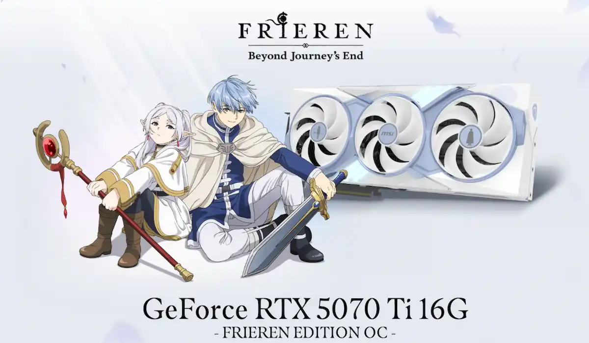 VGA MSI RTX 5070 Ti 16G FRIEREN EDITION OC VGA MSI RTX 5070 Ti 16G FRIEREN EDITION OC